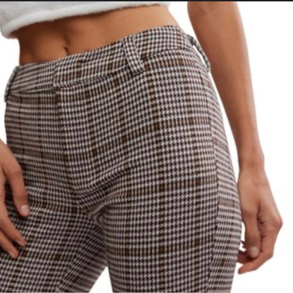 Free People Plaid Women’s Pants Size 14